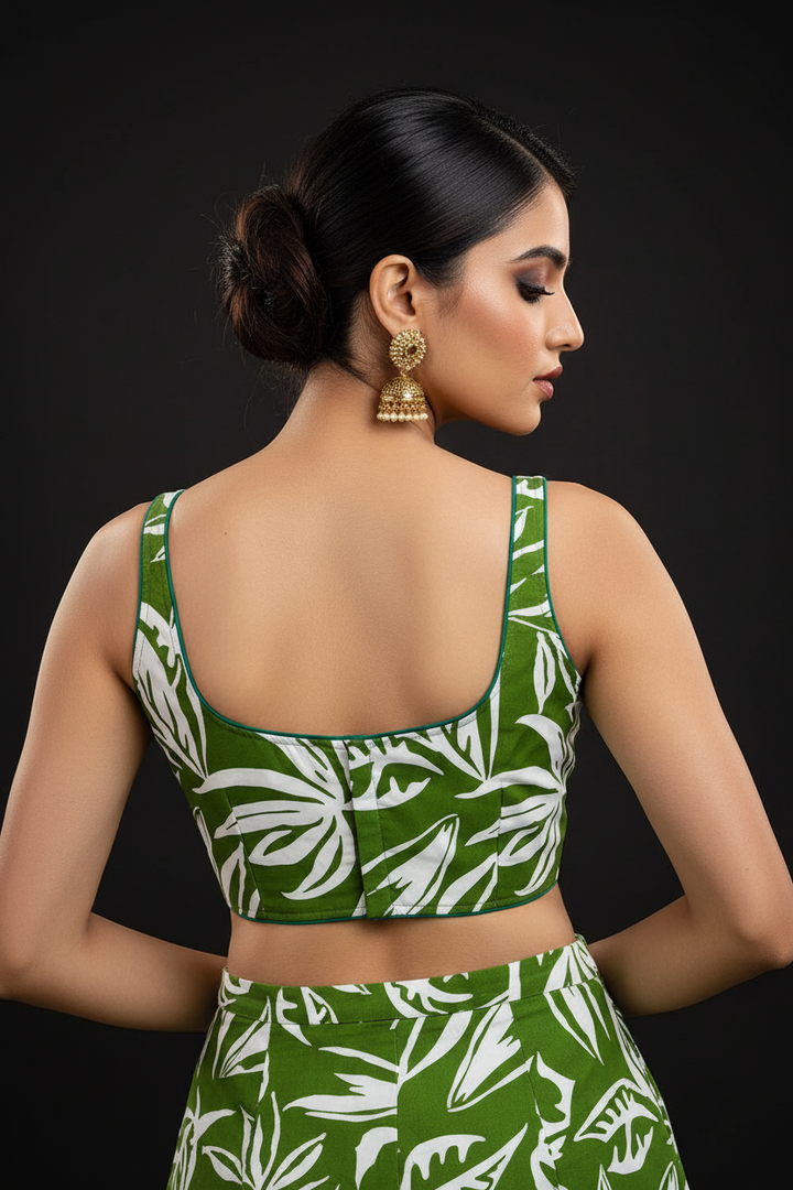 Unleash Your Elegance Printed Cotton Blouse