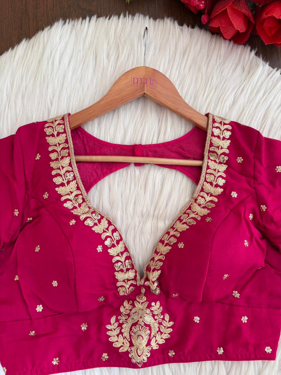 The Empress Glow V-Neck Blouse