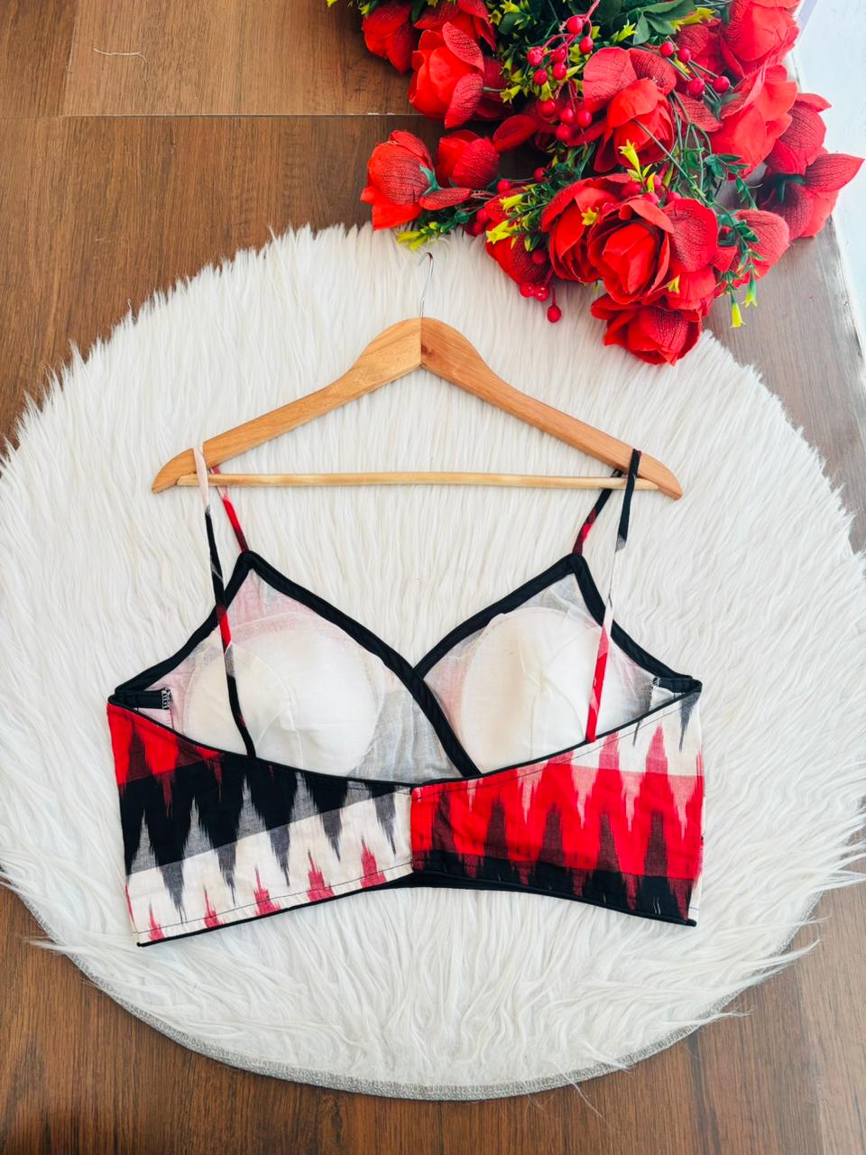 Style In Sunny Days-Ikkat Blouse