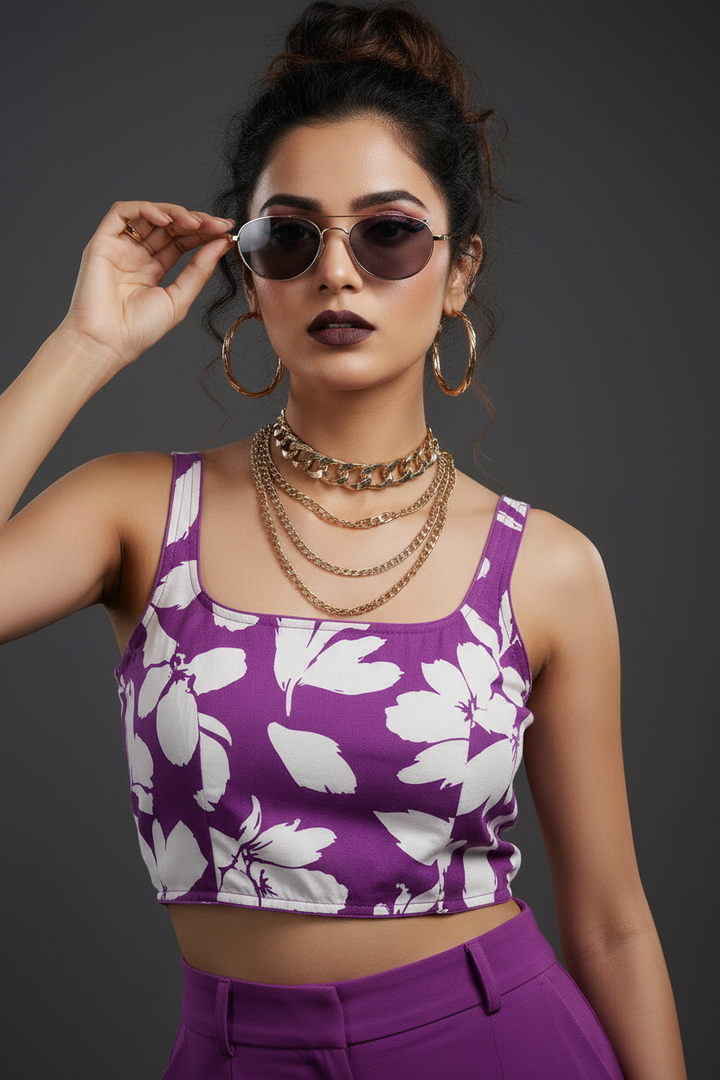 Unleash Your Elegance Printed Cotton Blouse