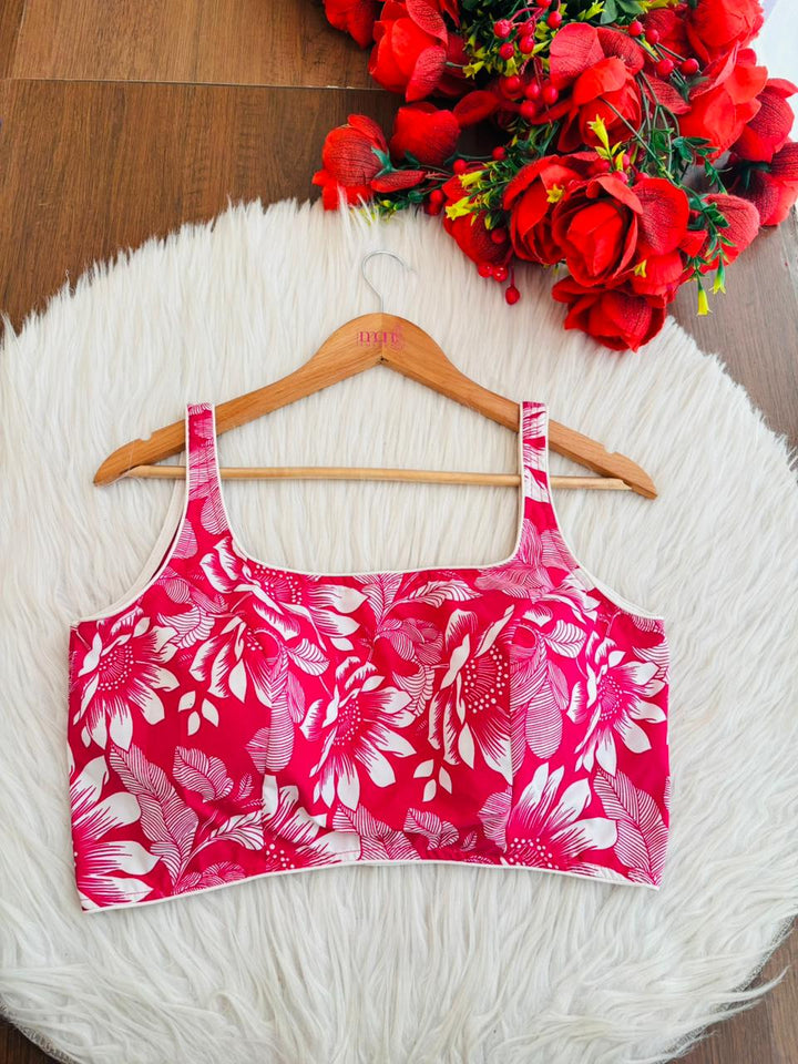 Unleash Your Elegance Printed Cotton Blouse