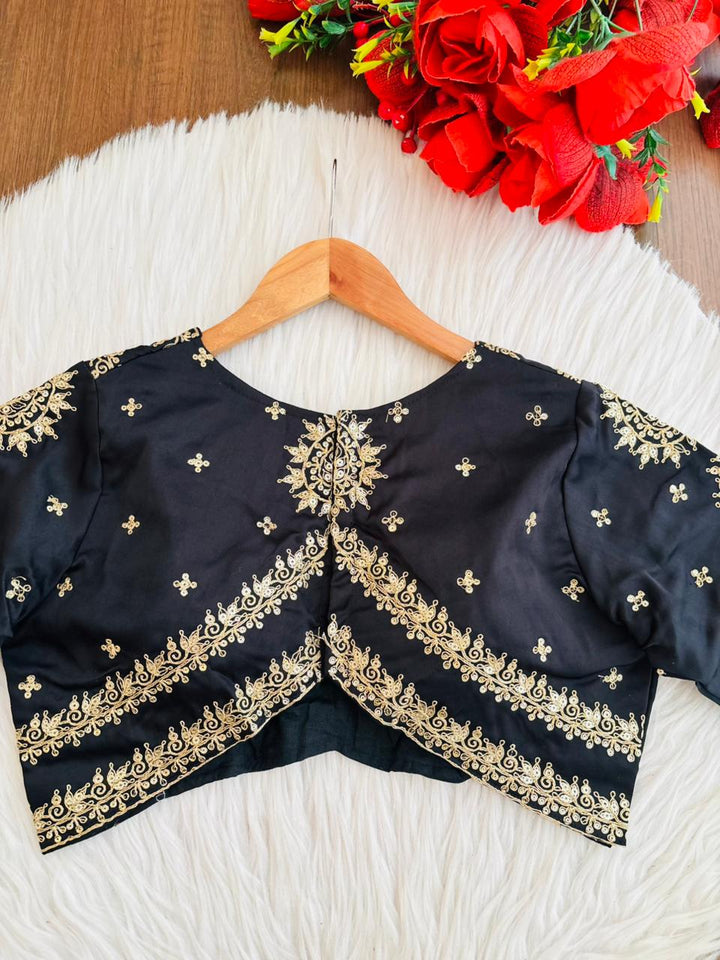 Infinity Loop Designer Fancy Silk Blouse