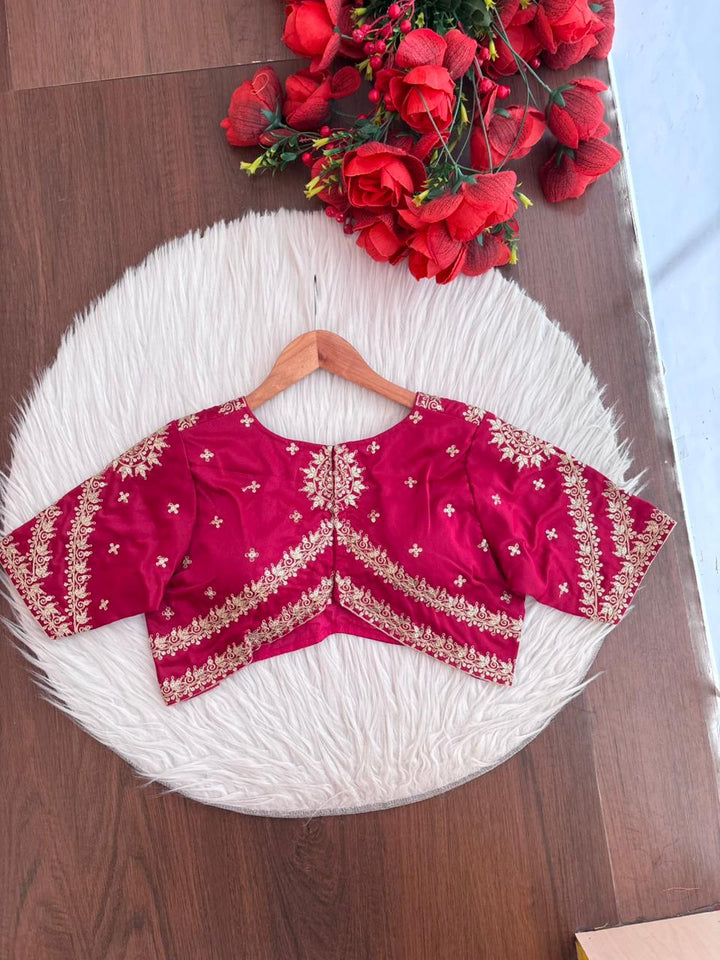 Infinity Loop Designer Fancy Silk Blouse