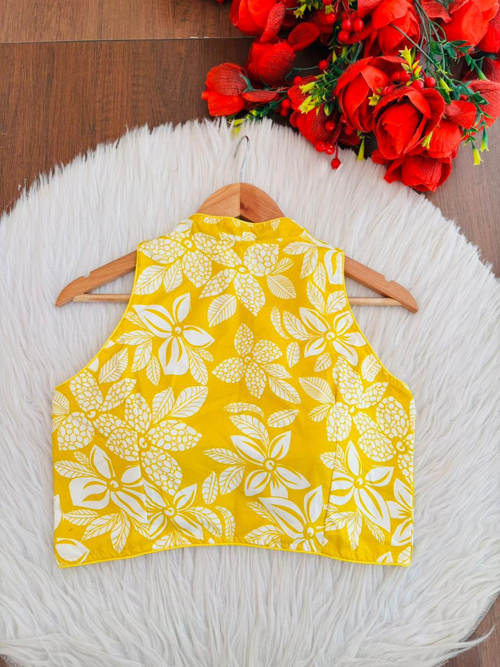 Color Pop Halter Neck Blouse