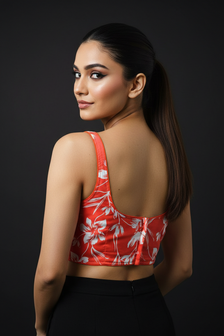Unleash Your Elegance Printed Cotton Blouse