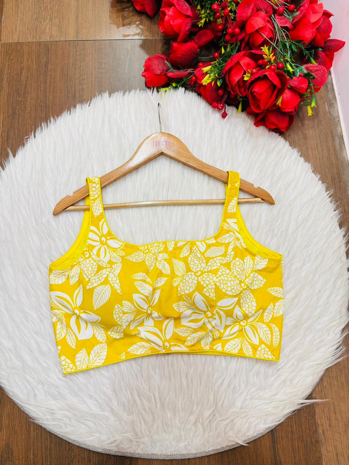 Unleash Your Elegance Printed Cotton Blouse