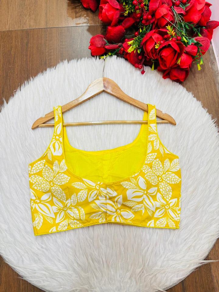 Unleash Your Elegance Printed Cotton Blouse
