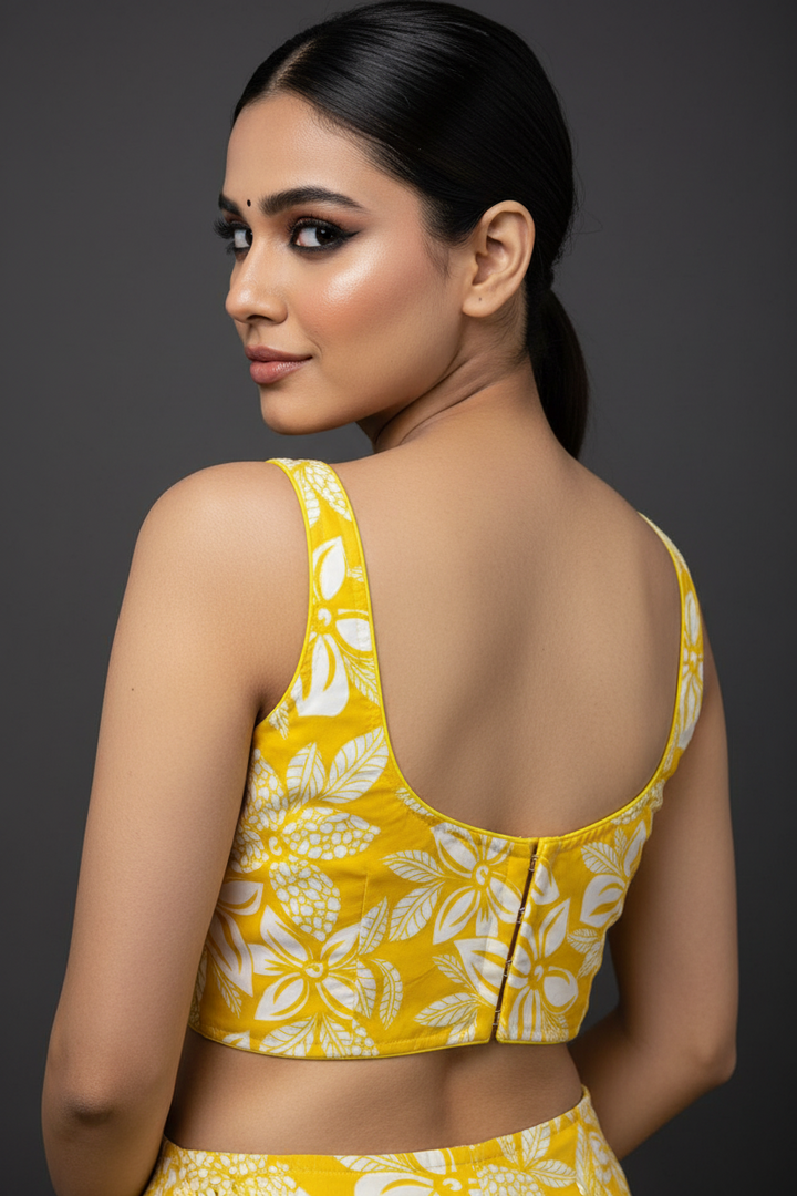 Unleash Your Elegance Printed Cotton Blouse