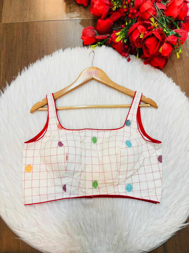 Ethnic Charm Designer Cotton Blouse