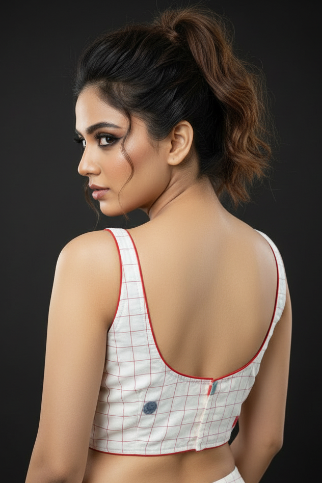 Ethnic Charm Designer Cotton Blouse