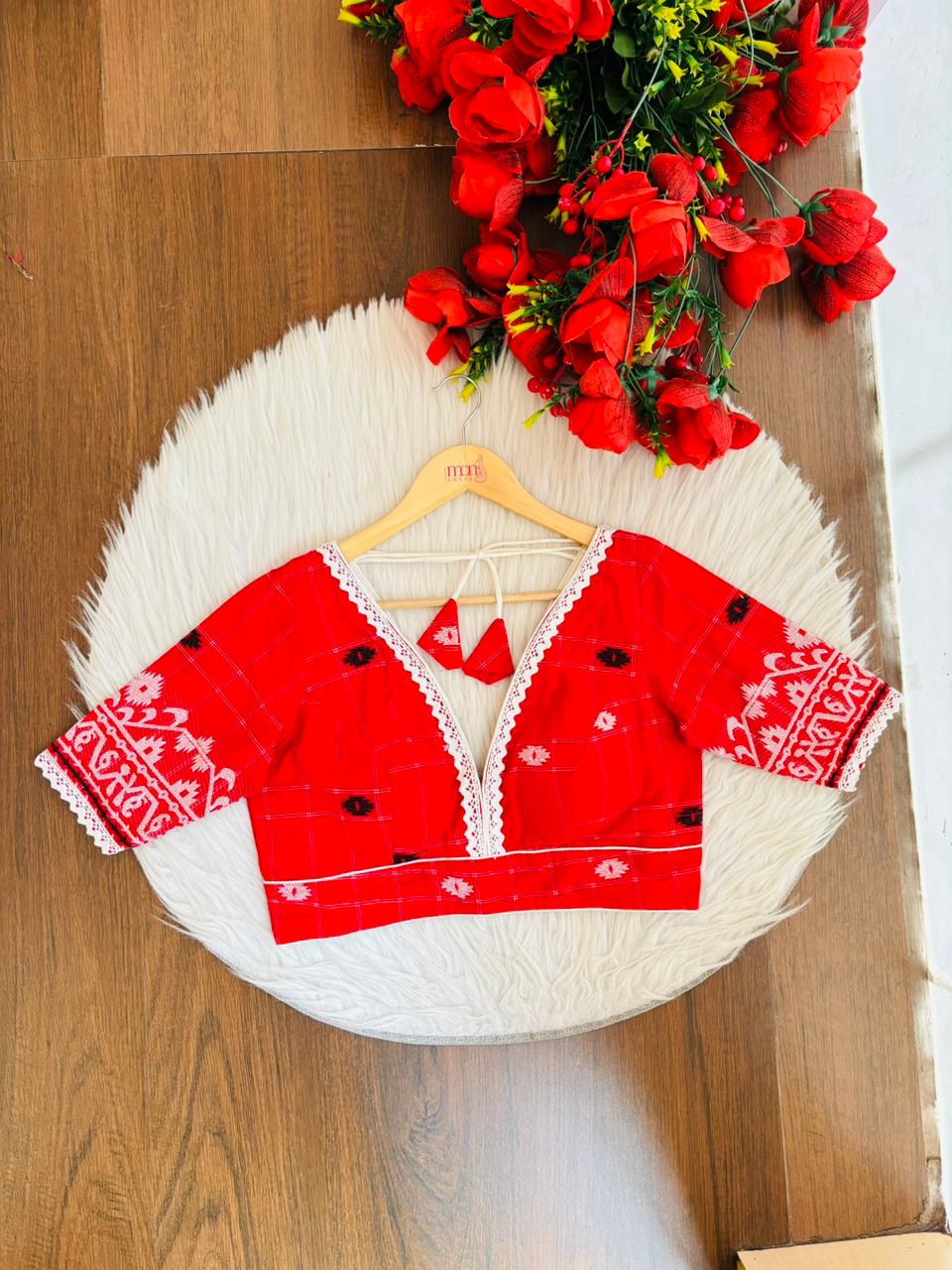 Tradition with Style Jamdani Designer Cotton Blouse