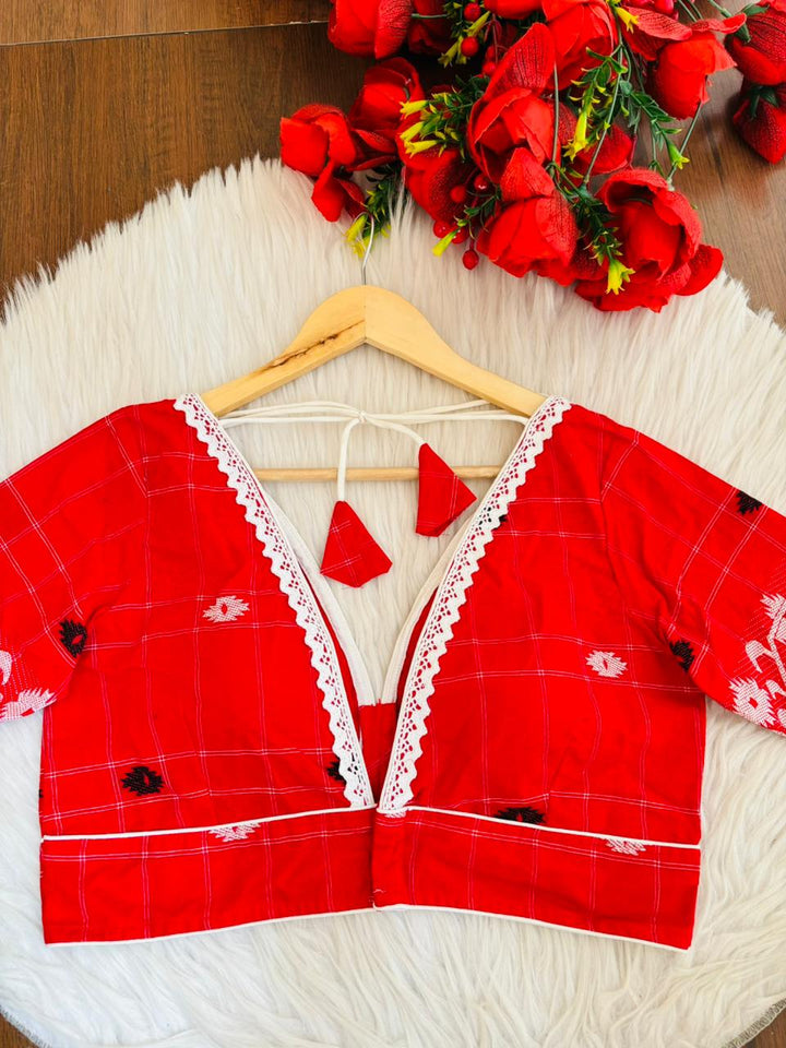 Tradition with Style Jamdani Designer Cotton Blouse