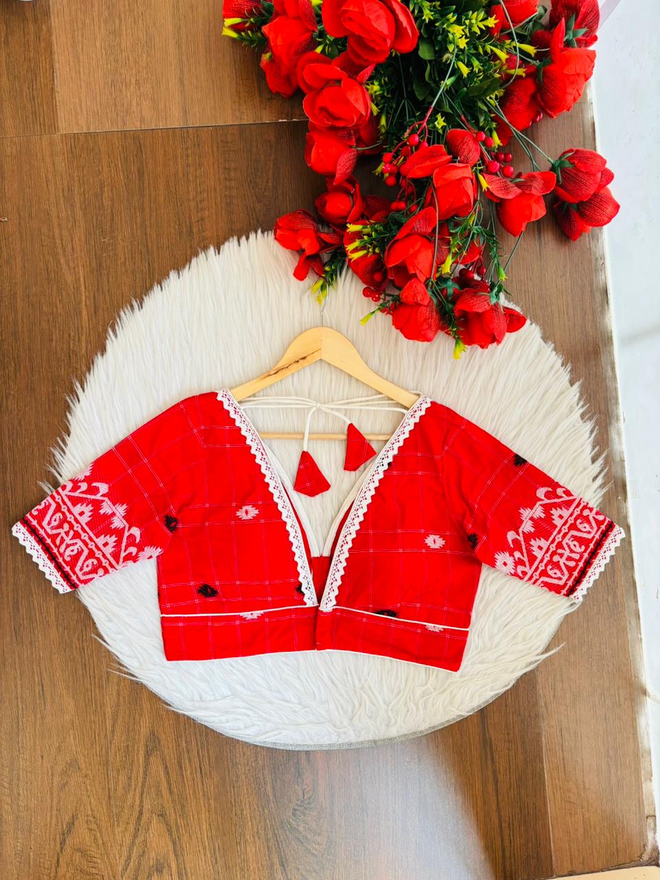 Tradition with Style Jamdani Designer Cotton Blouse