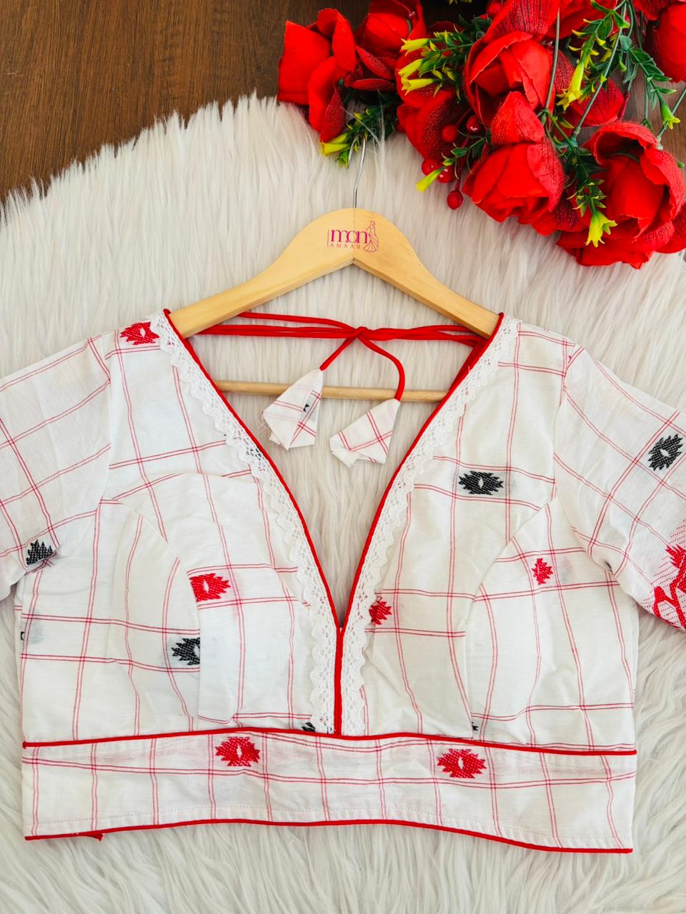Tradition with Style Jamdani Designer Cotton Blouse