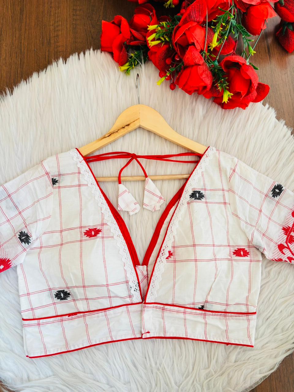 Tradition with Style Jamdani Designer Cotton Blouse