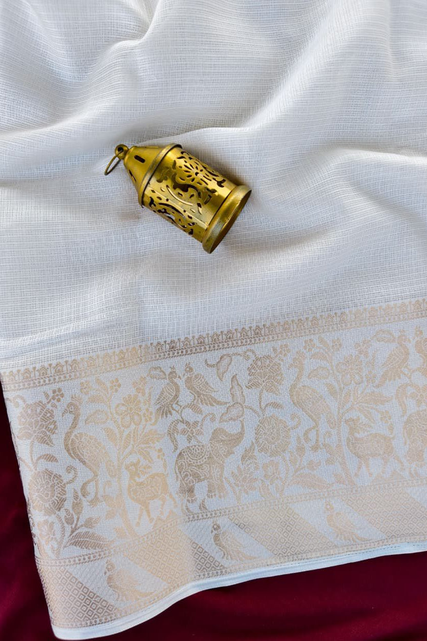 Rajsi Ivory Kota Saree