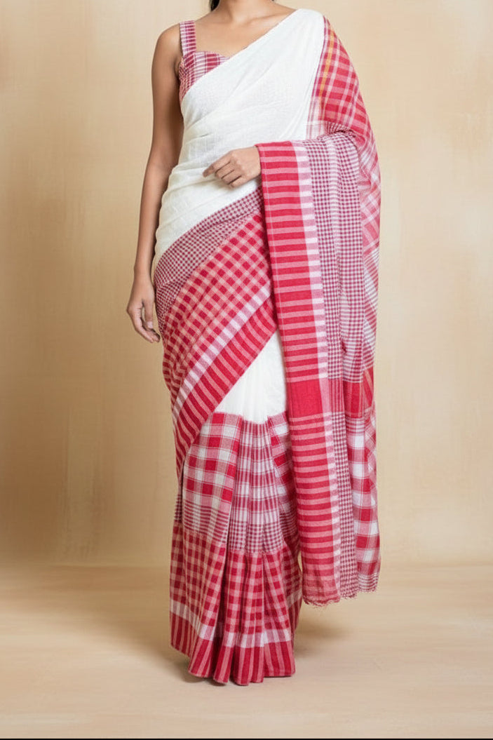 Mridu Chaya Mixmatch Cotton Saree