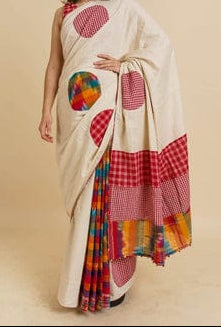 Mridu Chaya Mixmatch Cotton Saree