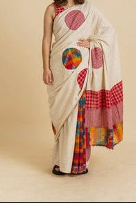 Mridu Chaya Mixmatch Cotton Saree