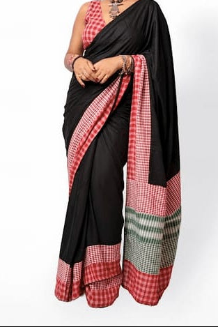 Mridu Chaya Mixmatch Cotton Saree