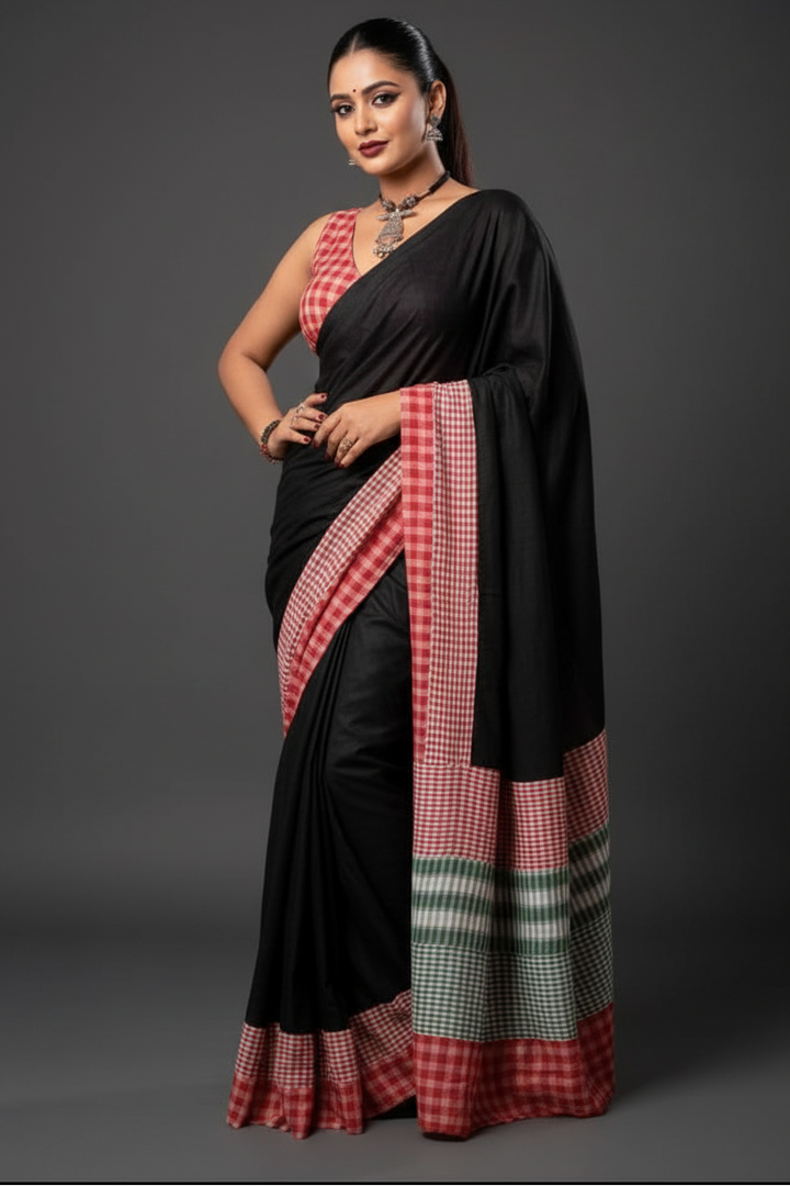 Mridu Chaya Mixmatch Cotton Saree