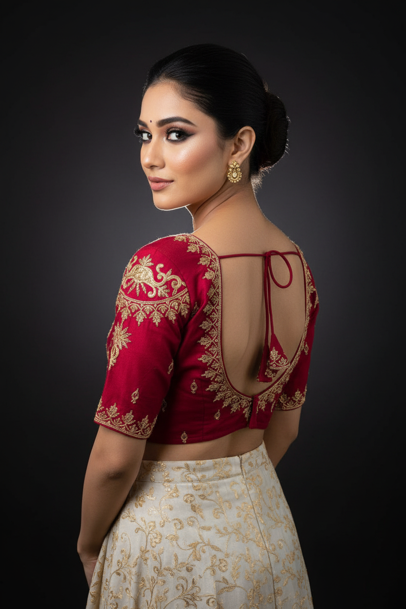 Look At The Mirror-Designer Blouse