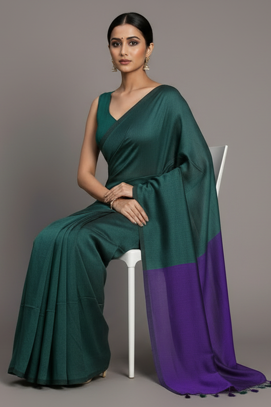 Chitrangada Khadi Cotton Saree