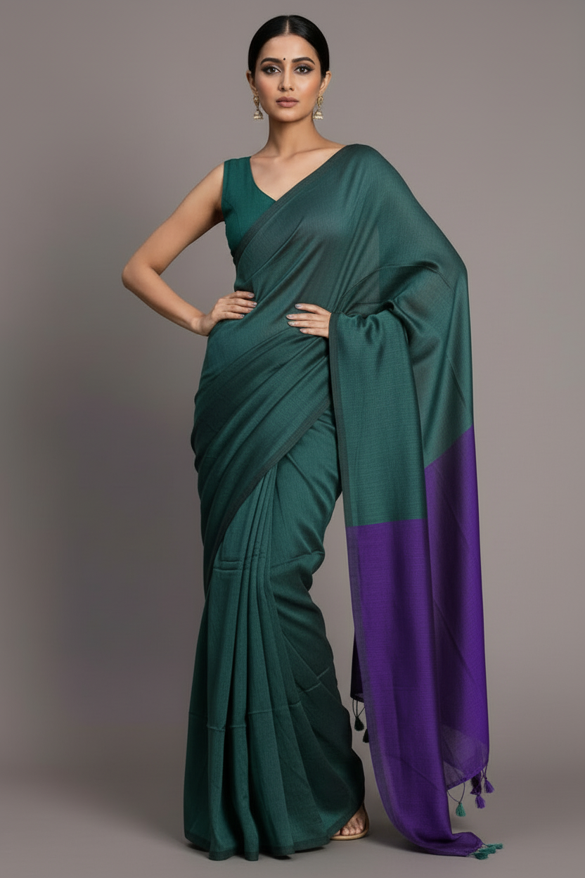 Chitrangada Khadi Cotton Saree
