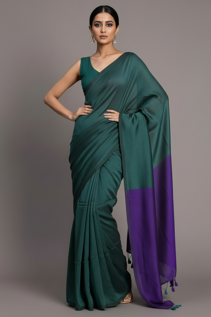 Chitrangada Khadi Cotton Saree