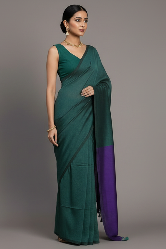 Chitrangada Khadi Cotton Saree