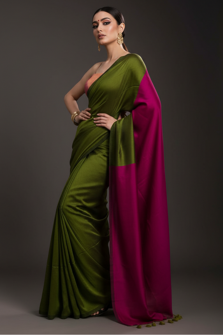 Chitrangada Khadi Cotton Saree