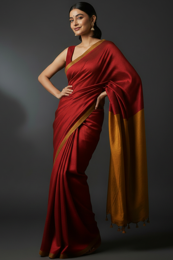 Chitrangada Khadi Cotton Saree