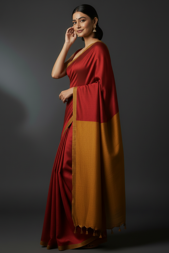 Chitrangada Khadi Cotton Saree