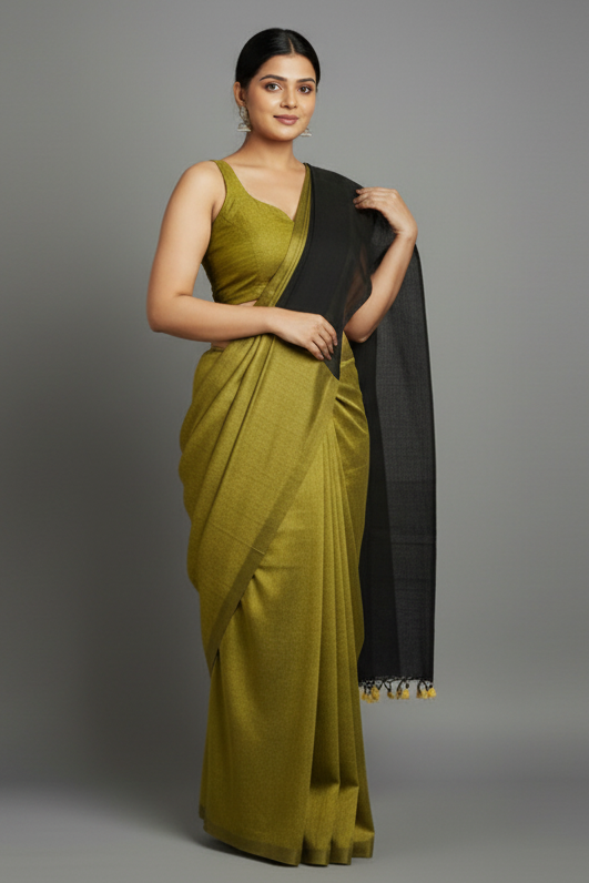 Chitrangada Khadi Cotton Saree