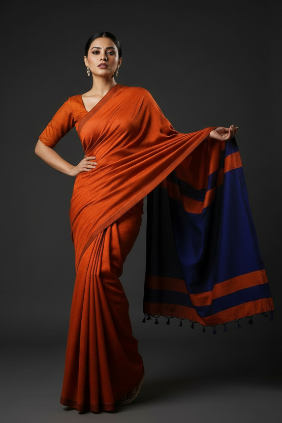 Chitrangada Khadi Cotton Saree
