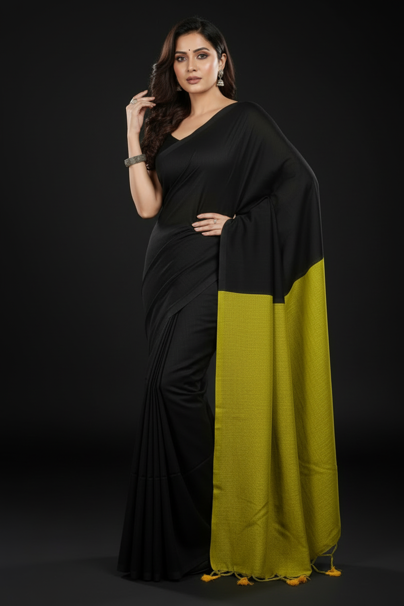 Chitrangada Khadi Cotton Saree