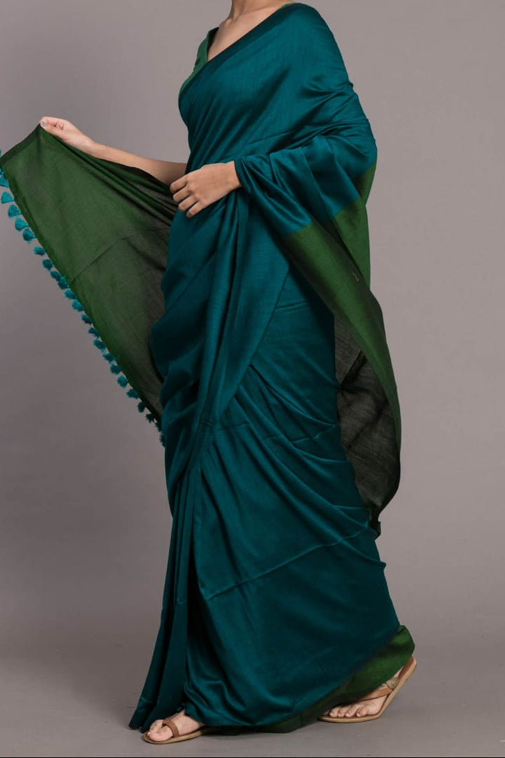 Chitrangada Khadi Cotton Saree