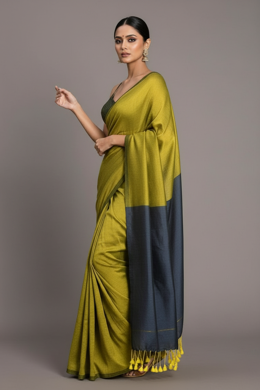 Chitrangada Khadi Cotton Saree
