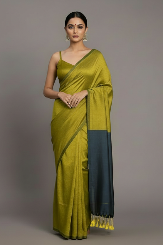 Chitrangada Khadi Cotton Saree