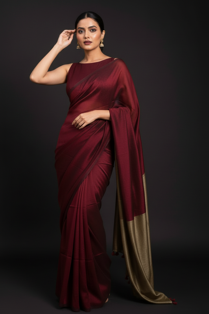 Chitrangada Khadi Cotton Saree