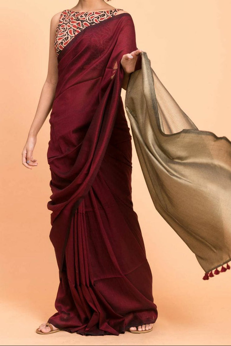 Chitrangada Khadi Cotton Saree
