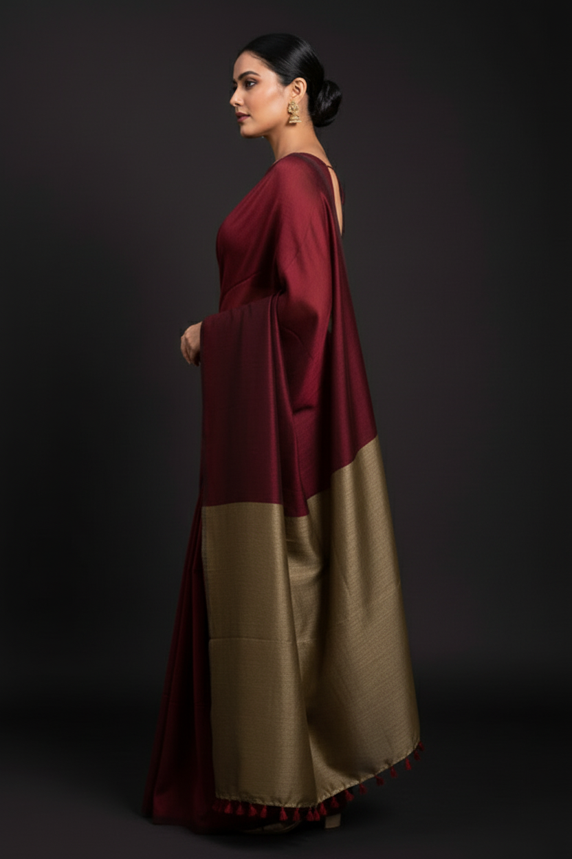 Chitrangada Khadi Cotton Saree