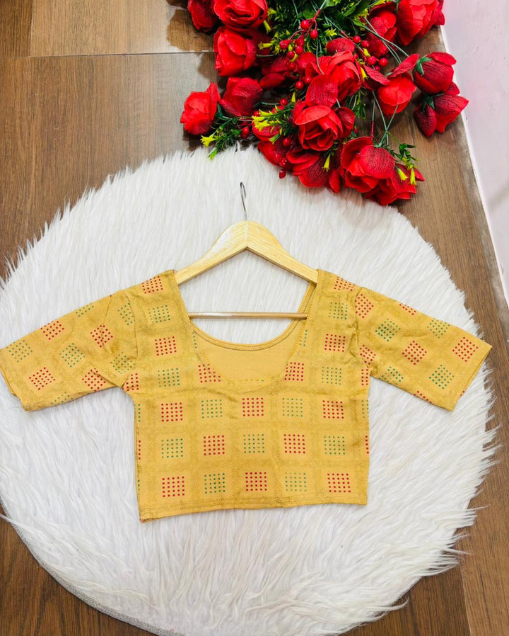 Fashion And Tradition-Stretchable Knitted Blouse