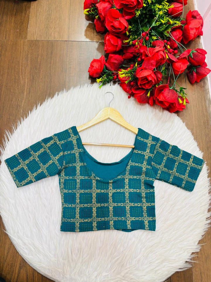 Fashion And Tradition-Stretchable Knitted Blouse