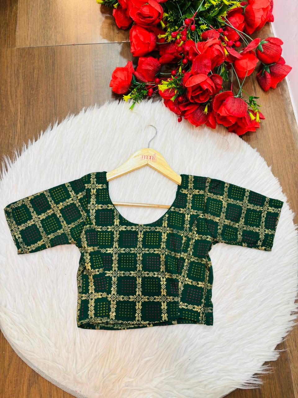 Fashion And Tradition-Stretchable Knitted Blouse