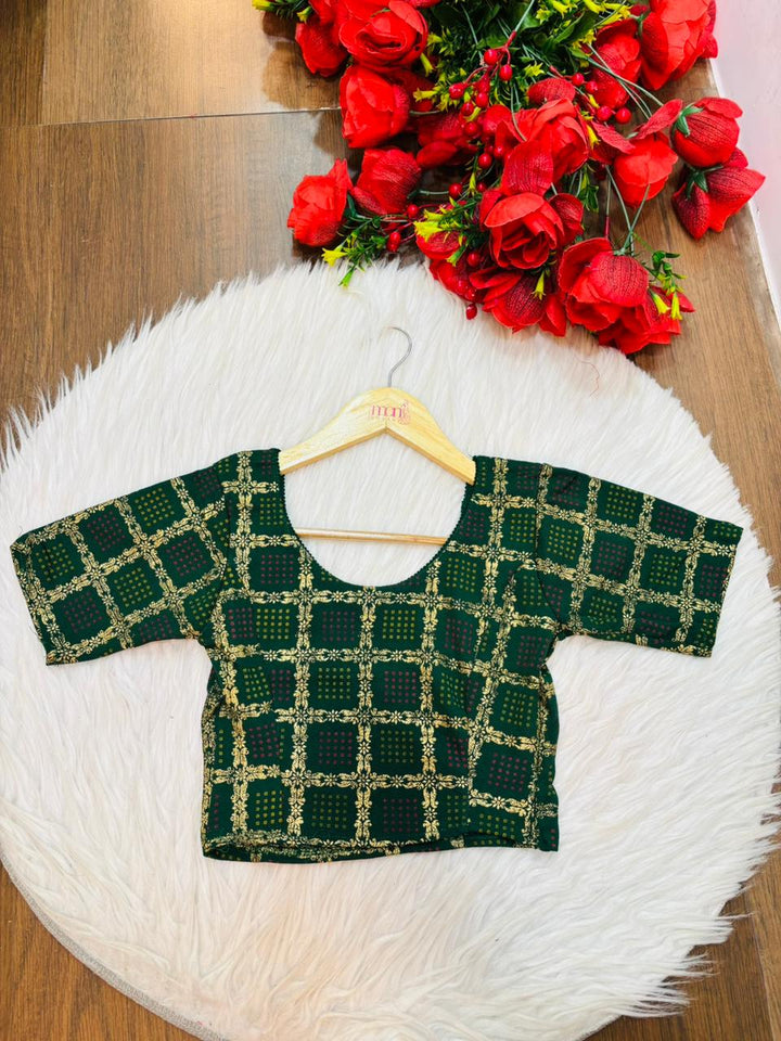 Fashion And Tradition-Stretchable Knitted Blouse