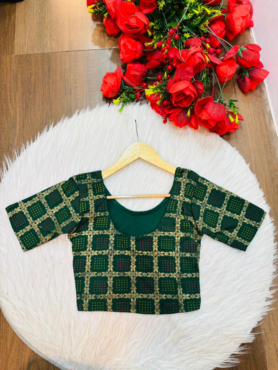 Fashion And Tradition-Stretchable Knitted Blouse