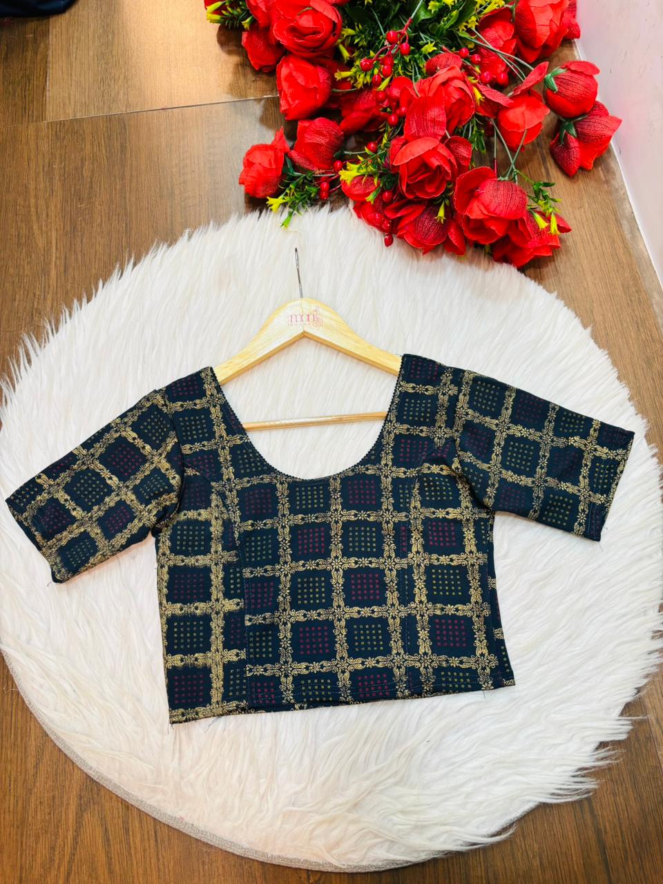 Fashion And Tradition-Stretchable Knitted Blouse