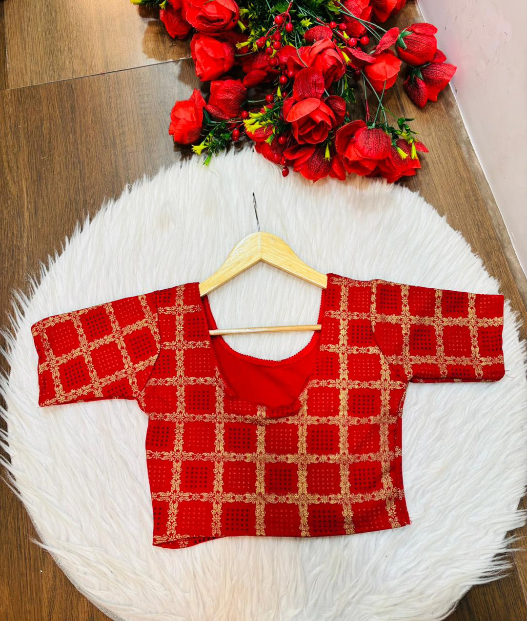 Fashion And Tradition-Stretchable Knitted Blouse
