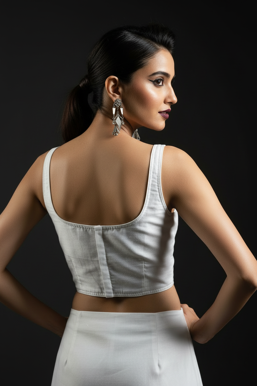 Refine Your Style – Solid Color Designer Blouse